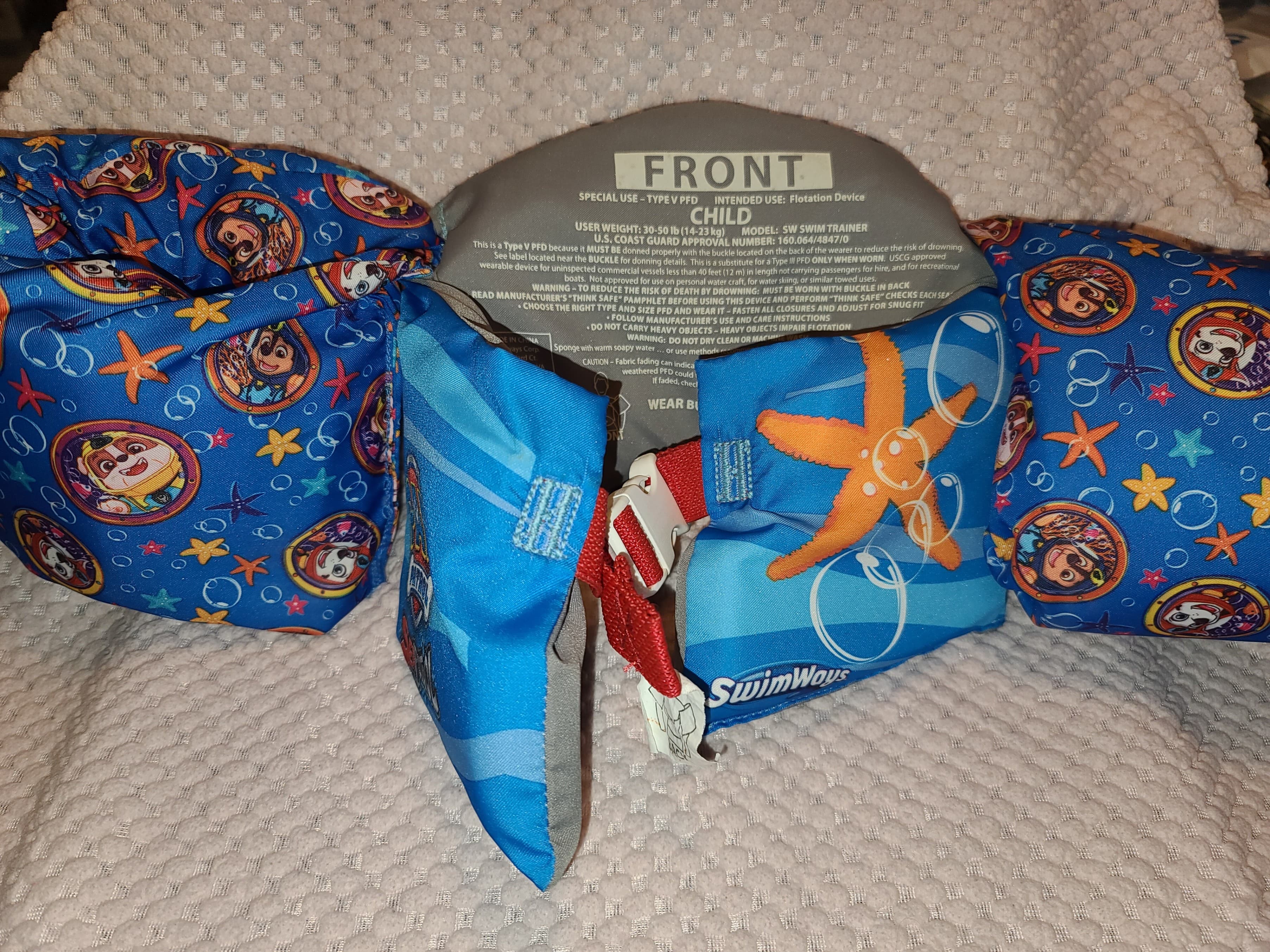 Paw Patrol Sea Patrol Kids Swim Vest - Thumbnail 2