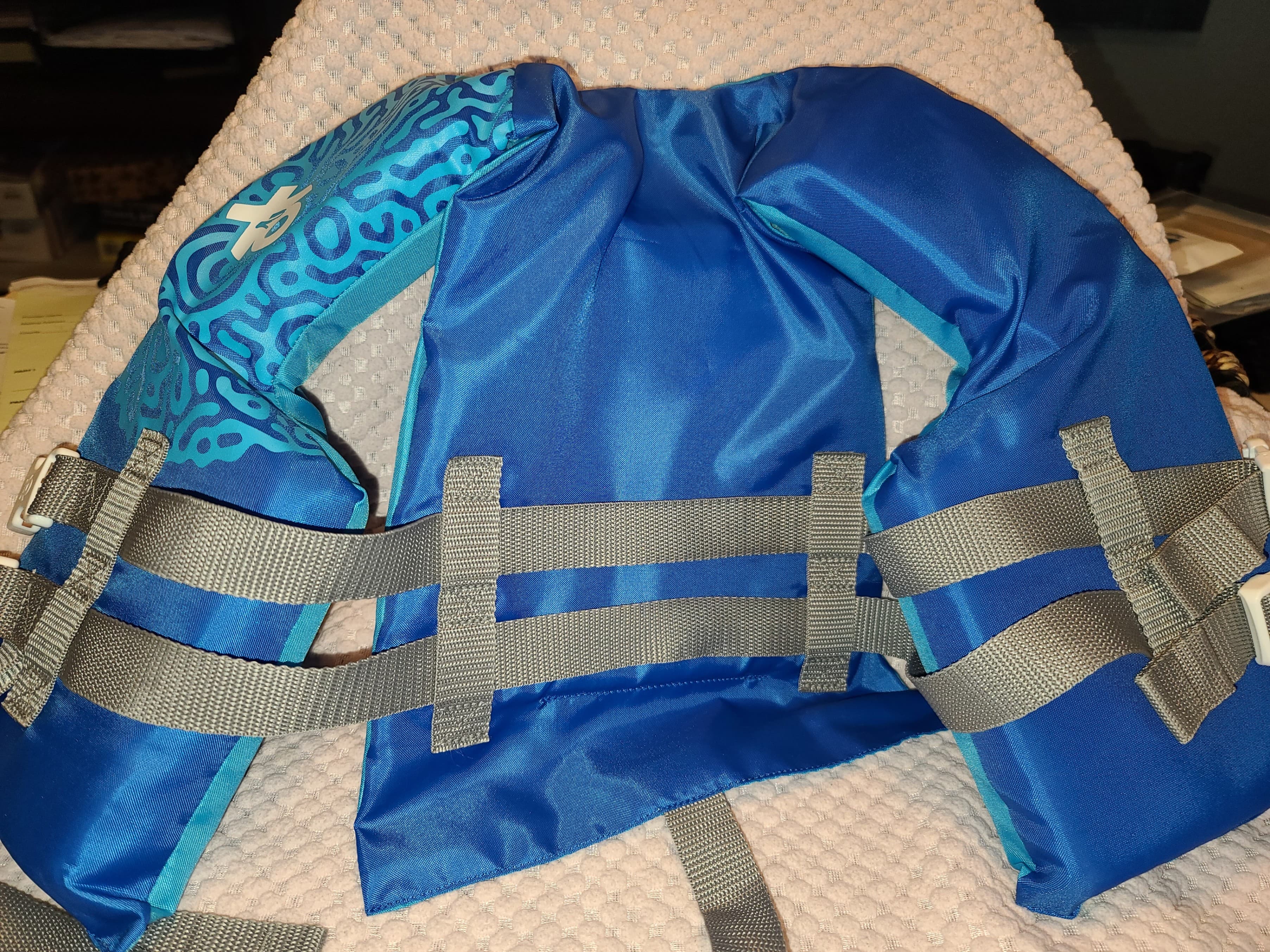 XO Blue Child Life Jacket with Adjustable Straps - Thumbnail 3