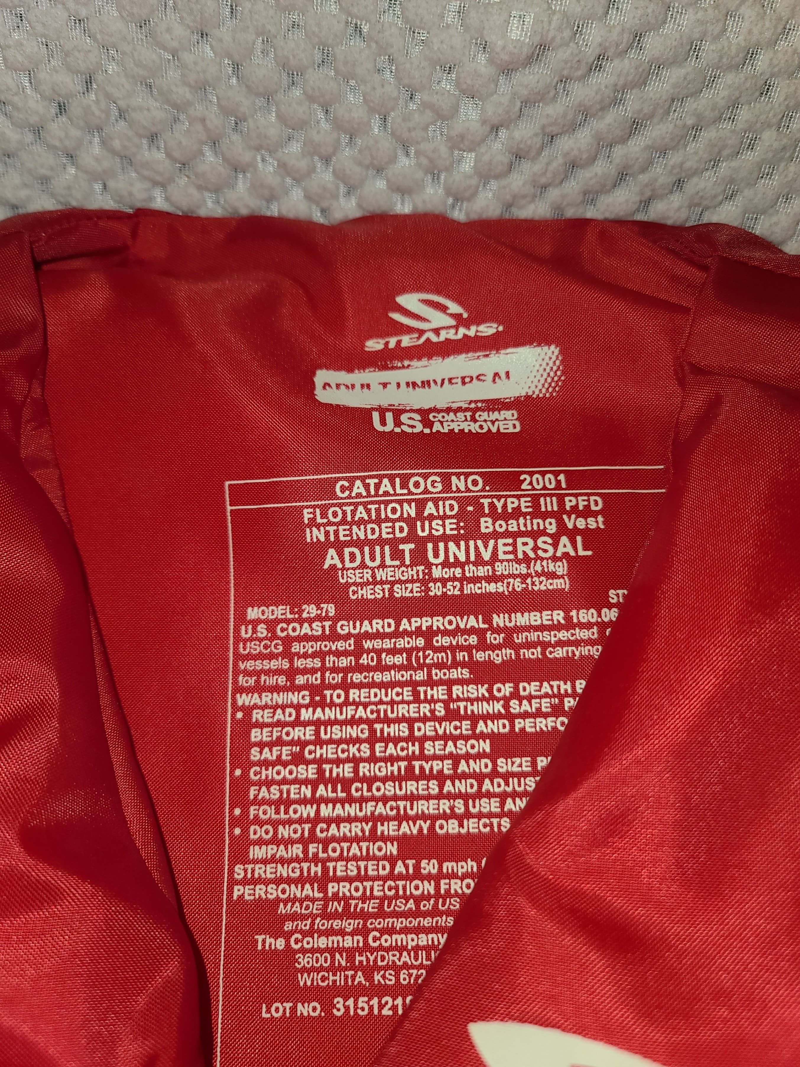 Stearns Adult Universal Boating Vest Type III PFD - Thumbnail 2