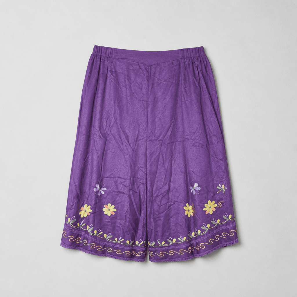 Purple Floral Harem Style Pants EUC 5XL