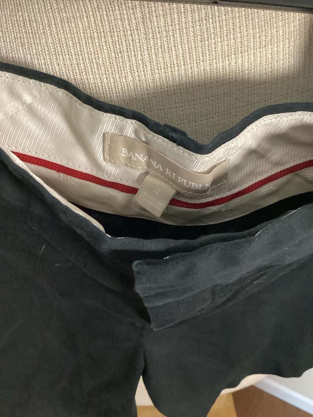 Banana Republic Black Chino Shorts Size 4 - Thumbnail 3