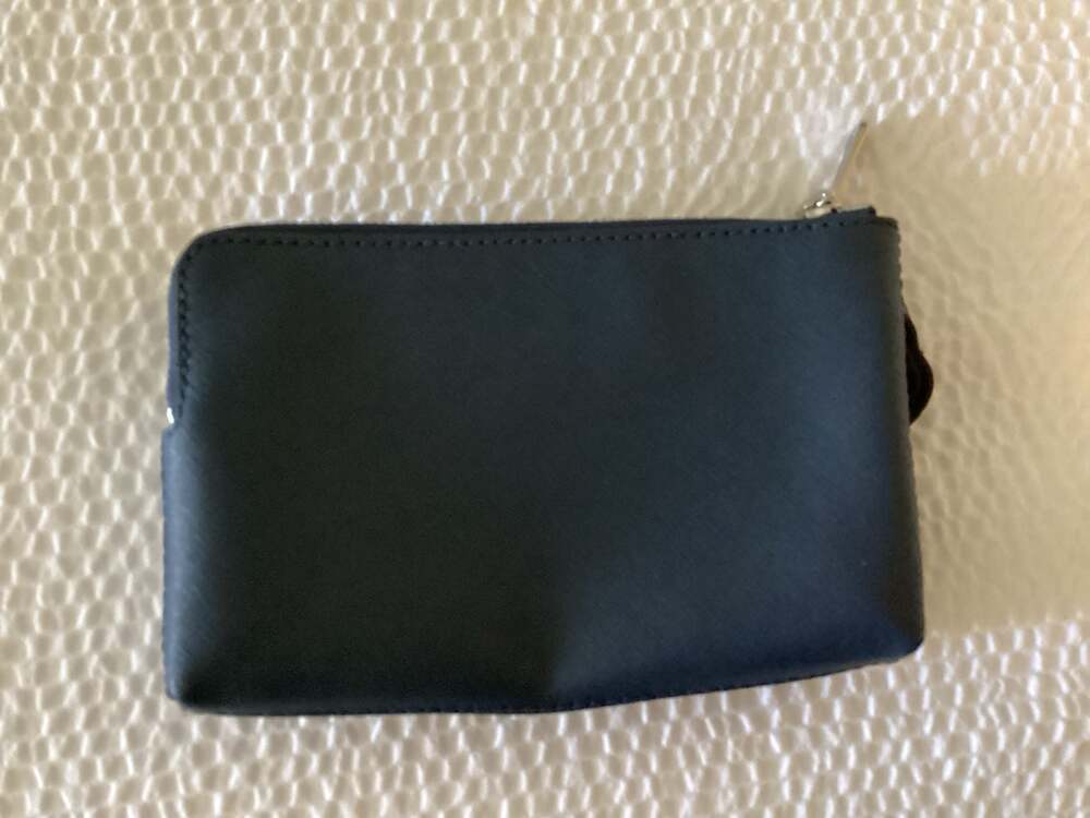 Michael Kors Navy Floral Daisy Double Zip Wristlet - Thumbnail 2