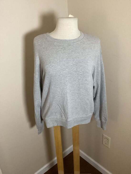 Rivet & Thread Madewell Grey Crewneck Sweatshirt Size XS - Thumbnail 4