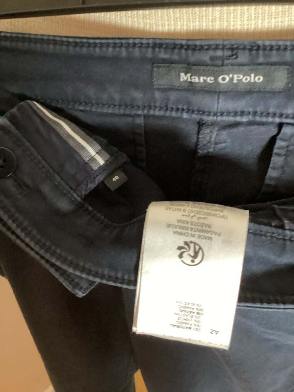 Marc O'Polo LAX Navy Blue Chino Pants Size 40 - Thumbnail 2