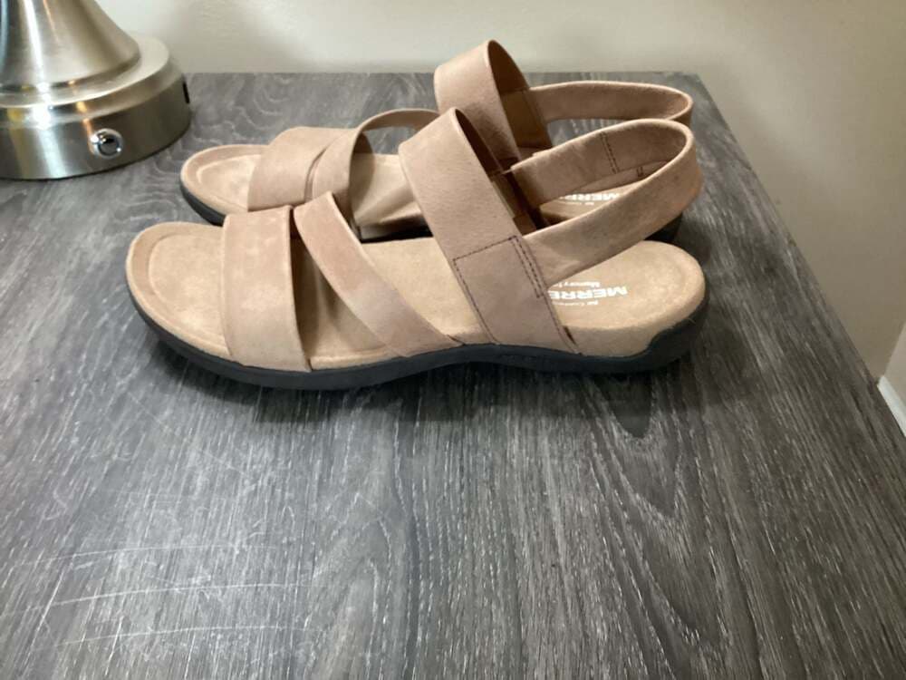 Merrell District Muri Backstrap Bark Brown Sandals - Thumbnail 3