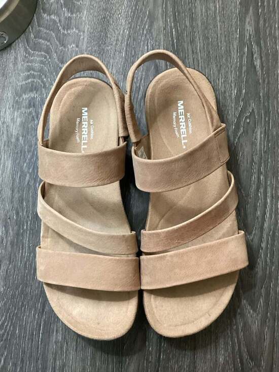 Merrell District Muri Backstrap Bark Brown Sandals - Thumbnail 7