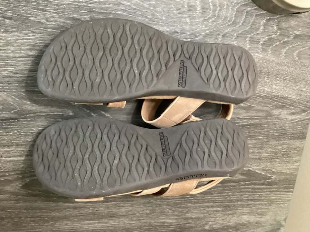 Merrell District Muri Backstrap Bark Brown Sandals - Thumbnail 5