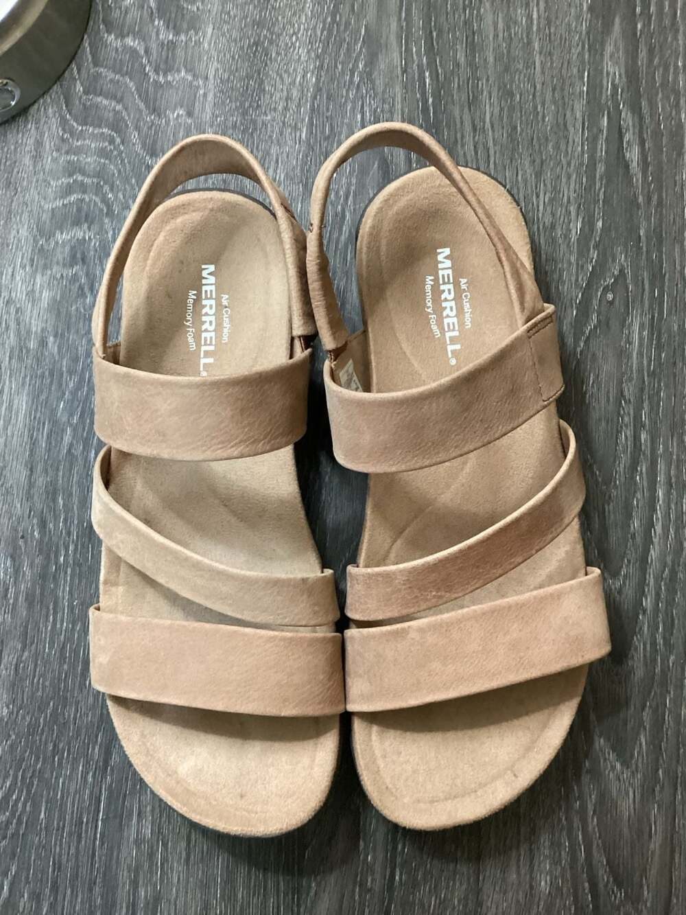 Merrell District Muri Backstrap Bark Brown Sandals - Thumbnail 6
