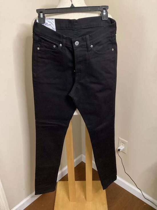 H&M &Denim Skinny Fit Black Jeans Size 29/32 - Thumbnail 4
