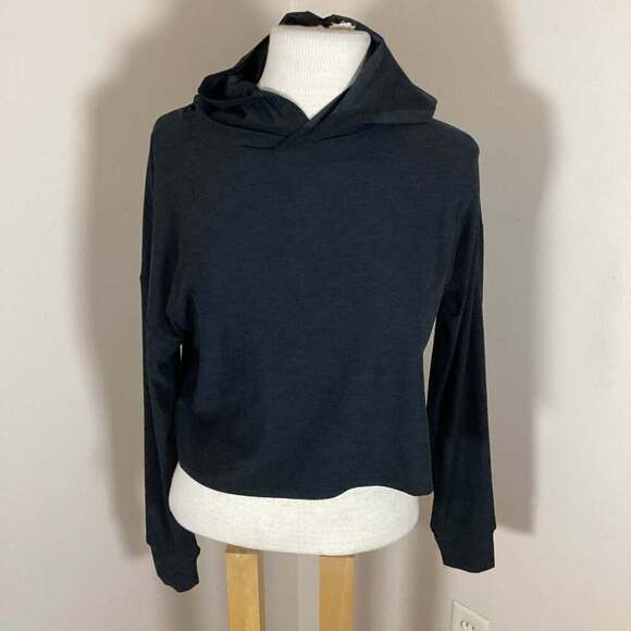Beyond Yoga Low Key Wrap Back Pullover Hoodie - Thumbnail 4