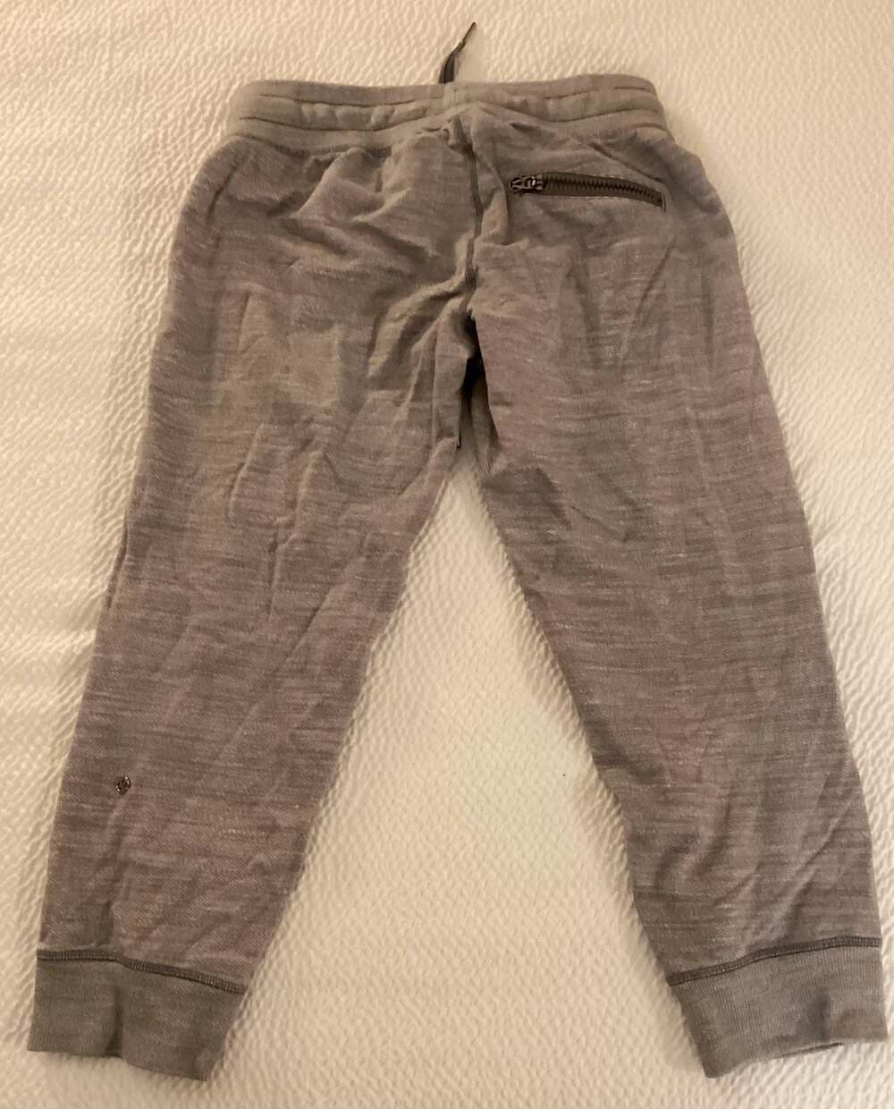 Lululemon Scuba Jogger Crop Pants Heathered Grey Size 4 - Thumbnail 5