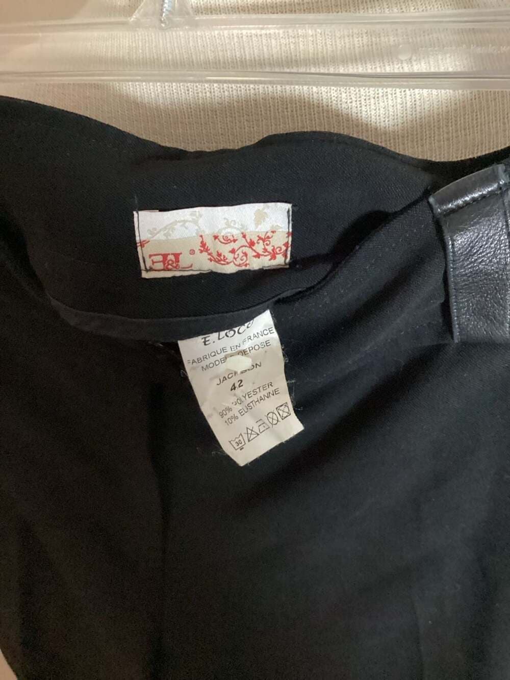 E.L.O.C Jackson Black Cargo Pants with Faux Leather Trim Trimmed Pockets - Thumbnail 2
