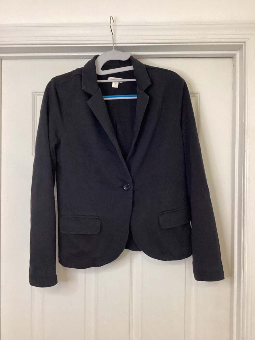 Garnet Hill Women's Knit Blazer Jacket - Thumbnail 3