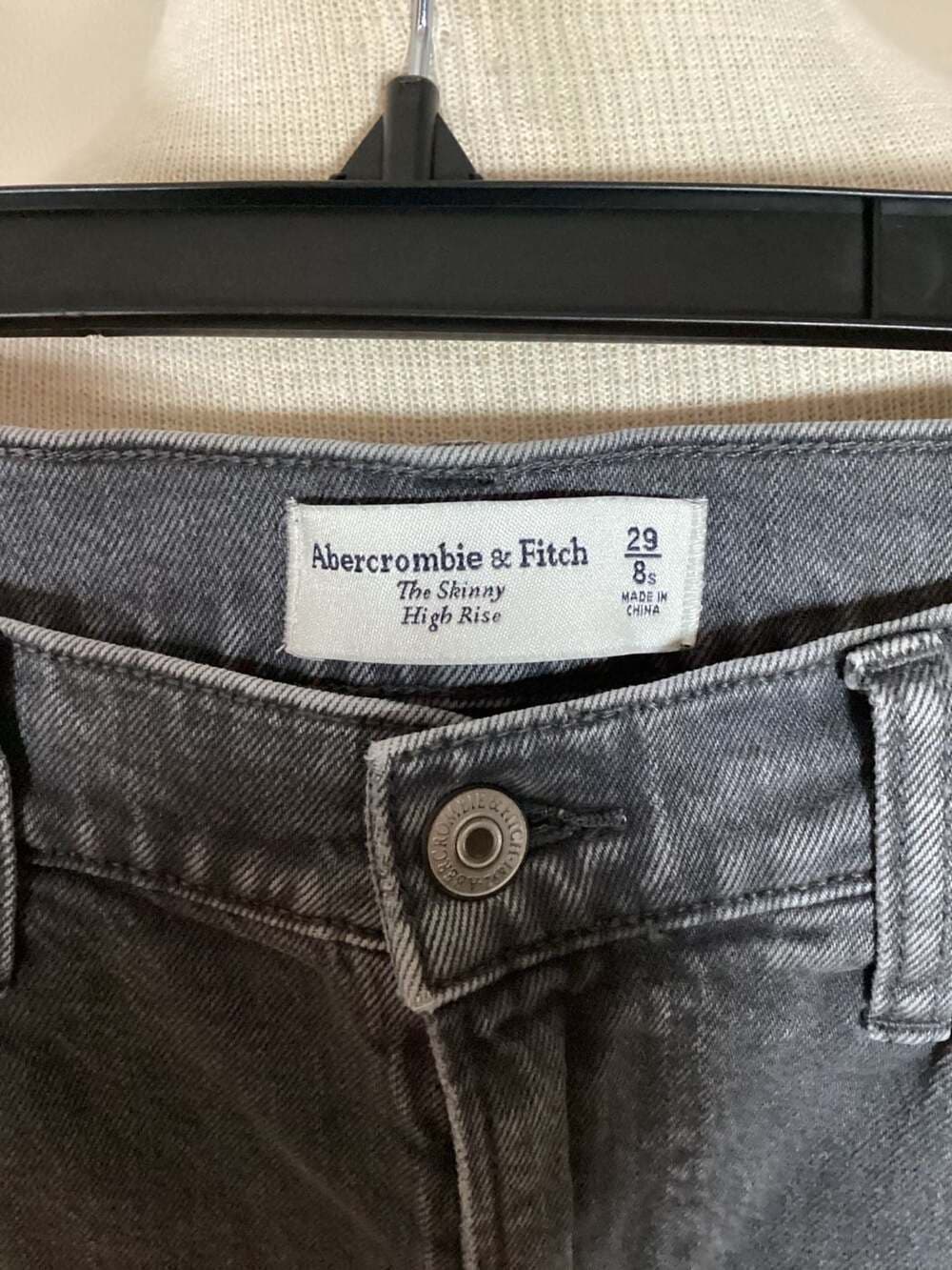 Abercrombie & Fitch The Skinny High Rise Jeans Size 29/8s - Thumbnail 4