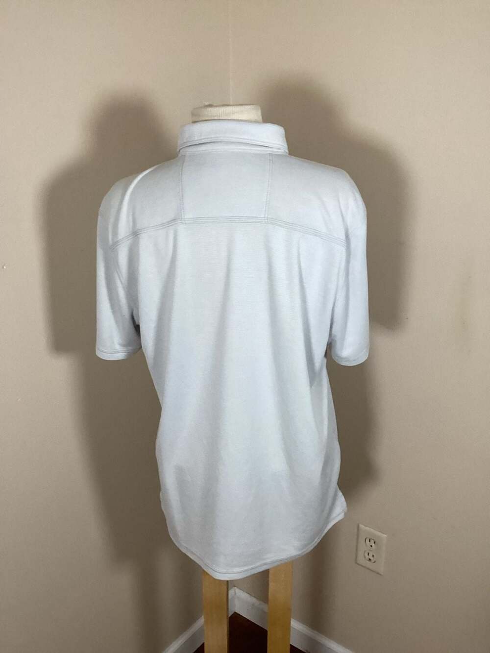 Tommy Bahama Men's Short Sleeve Polo Shirt Light Blue Size Small - Thumbnail 2