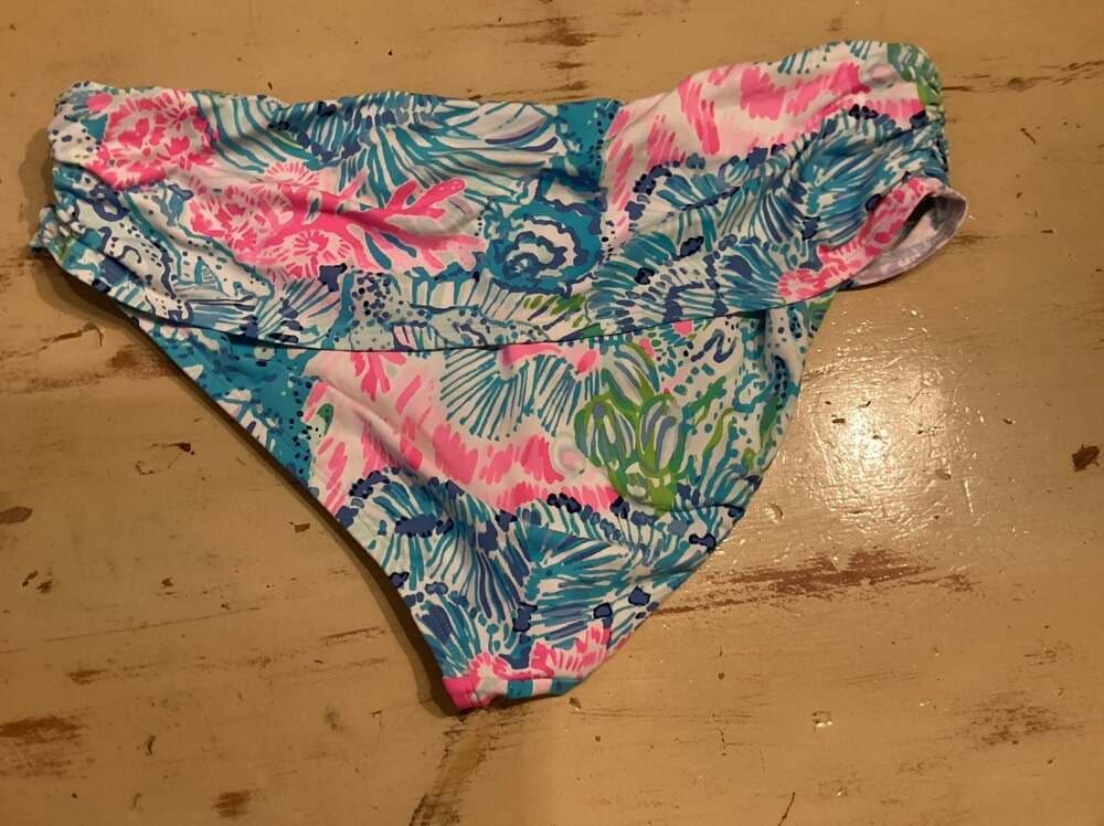 Lilly Pulitzer Splash Dance Lagoon Sarong Hipster Bikini Bottom - Thumbnail 3