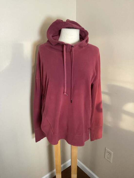 Sweaty Betty Harmonise Luxe Fleece Hoodie XL Maroon - Thumbnail 5