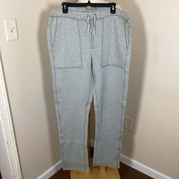 Zenfari Grey 100% Cotton Lounge Sweatpants with Patch Pockets Size XL - Thumbnail 5