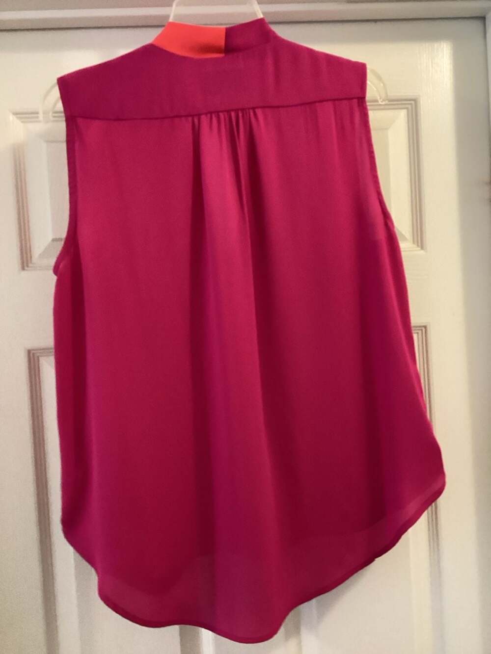 Joseph Ribkoff Colorblock Surplice V-Neck Sleeveless Blouse - Thumbnail 3