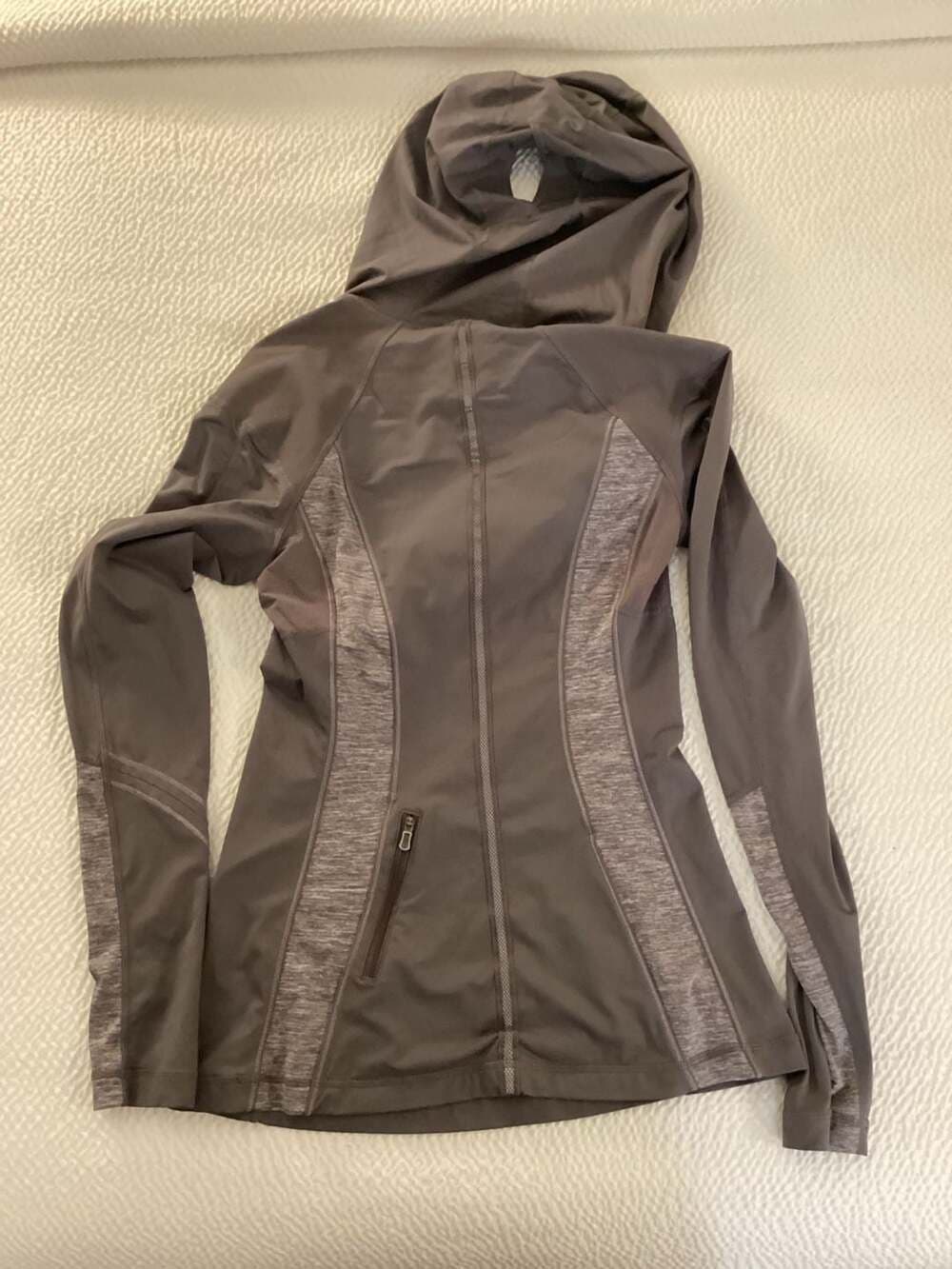Lululemon Run: For Your Life Pullover Hoodie Size 6 Heathered Magnum Grey - Thumbnail 3