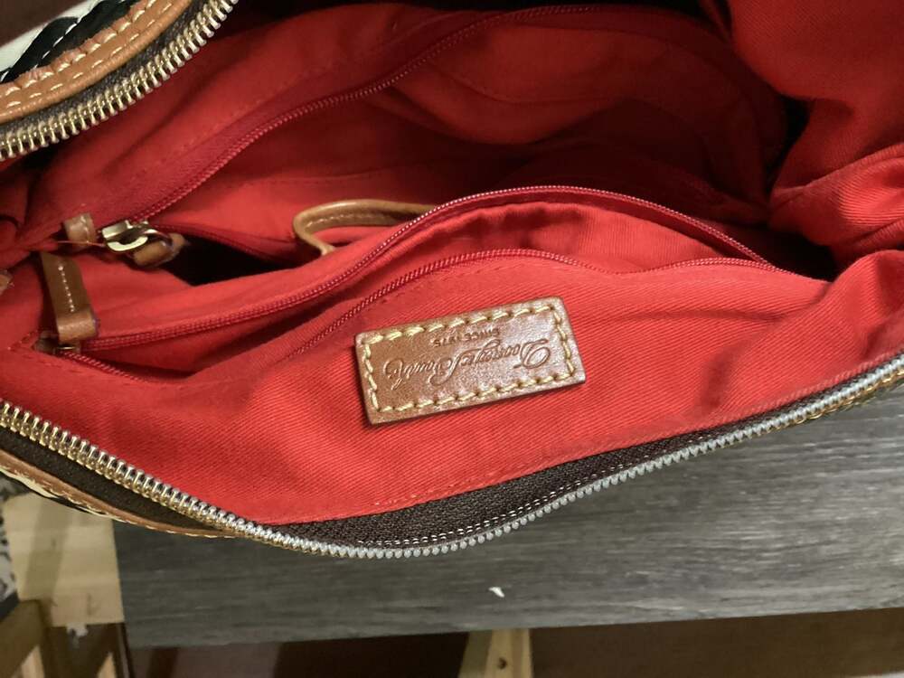 Dooney & Bourke Giraffe Print Hobo Shoulder Bag - Thumbnail 6
