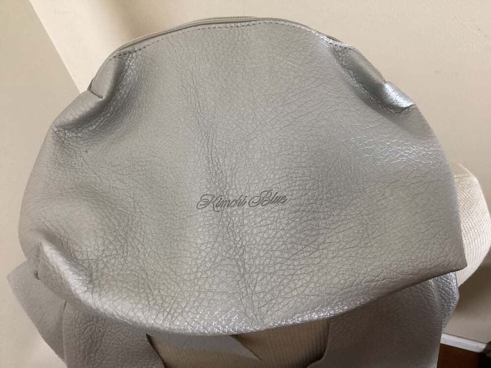 Kimchi Blue Silver Metallic Bow Hobo Shoulder Bag - Thumbnail 3