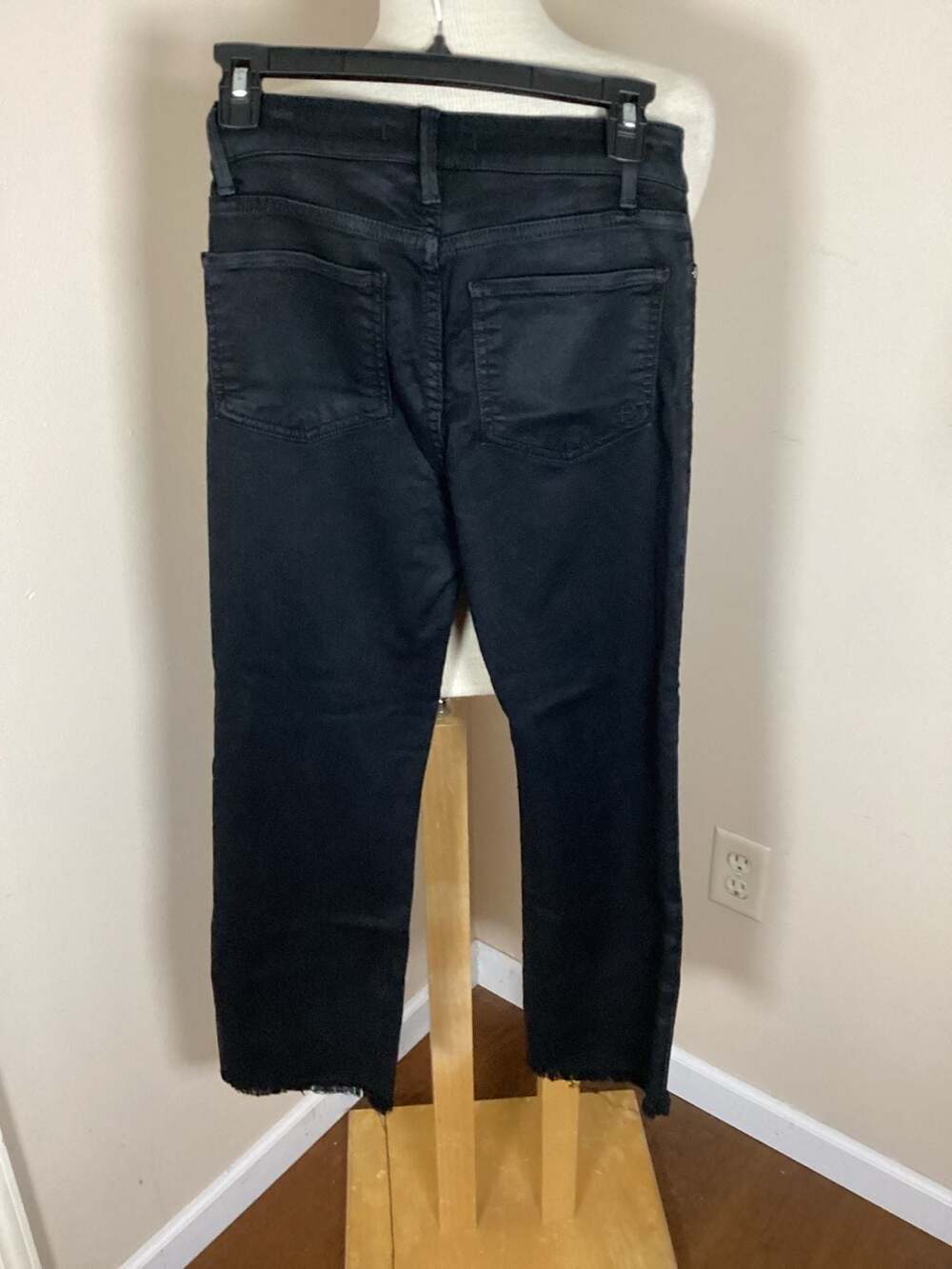 Fidelity Denim Hayden High Rise Crop Flare Jeans Size 26 - Thumbnail 3