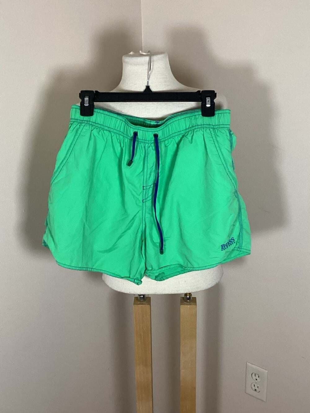 Hugo Boss Lobster BM Green Swim Shorts Size M - Thumbnail 4