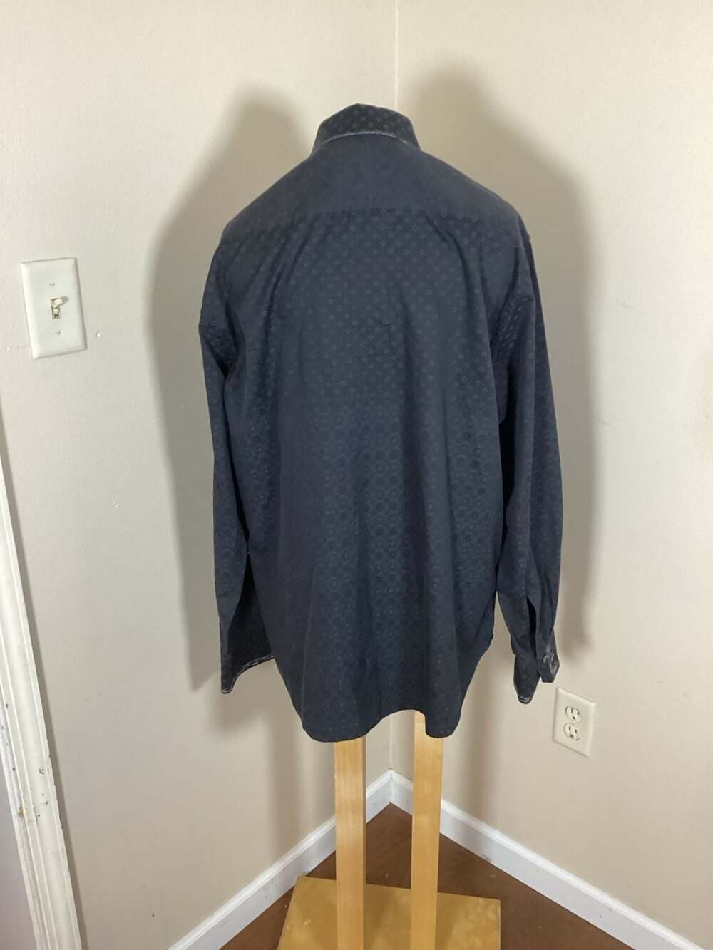 Robert Graham Men's Long Sleeve Button Down Shirt Geometric Pattern Size XL - Thumbnail 3