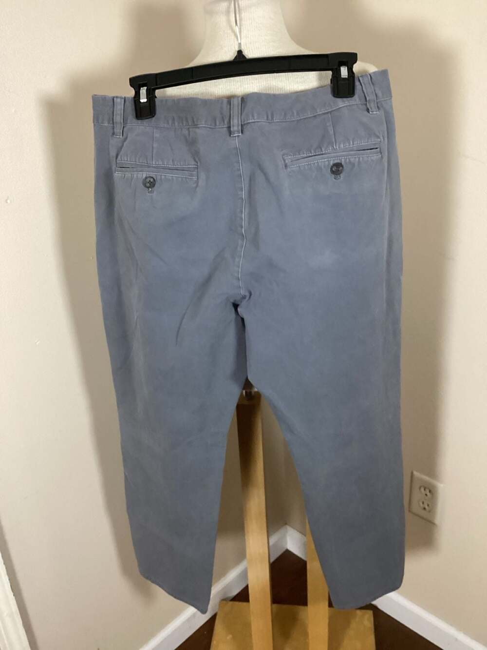 Bonobos Stretch Washed Chino Pants Men's Size 34/30 Blue Grey - Thumbnail 2
