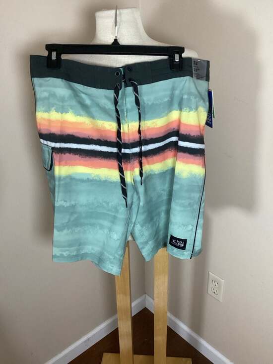 Pure Lure Men's 19" Horizon Stripe Board Shorts - Thumbnail 5
