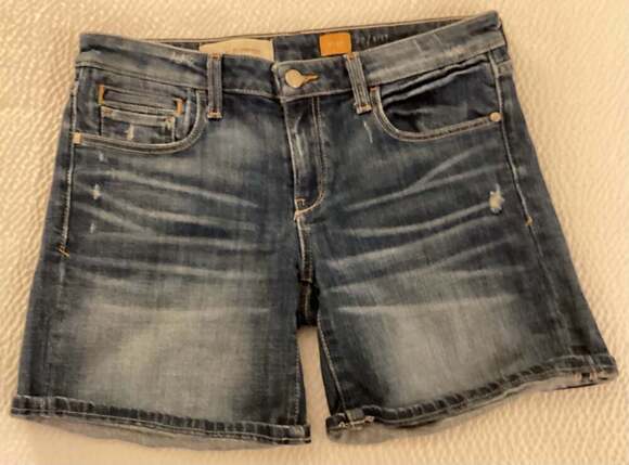 Pilcro and the Letterpress Stet Denim Shorts Size 27 - Thumbnail 5