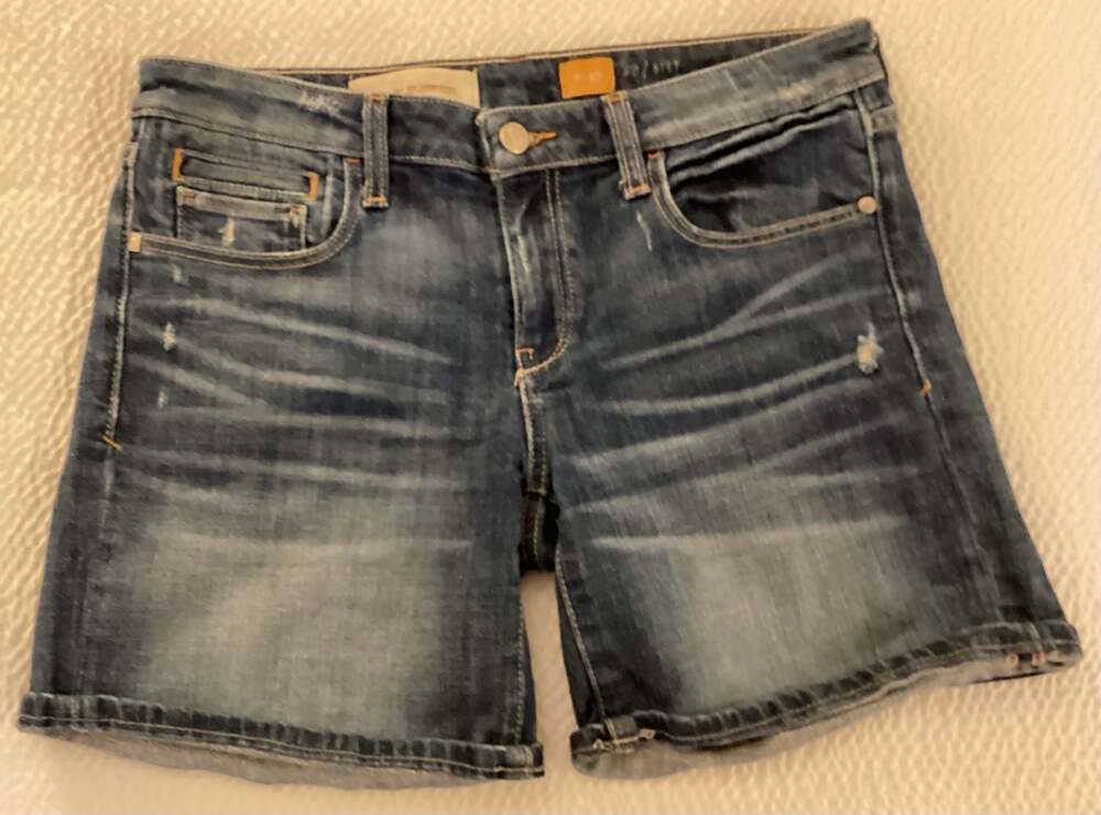 Pilcro and the Letterpress Stet Denim Shorts Size 27 - Thumbnail 4