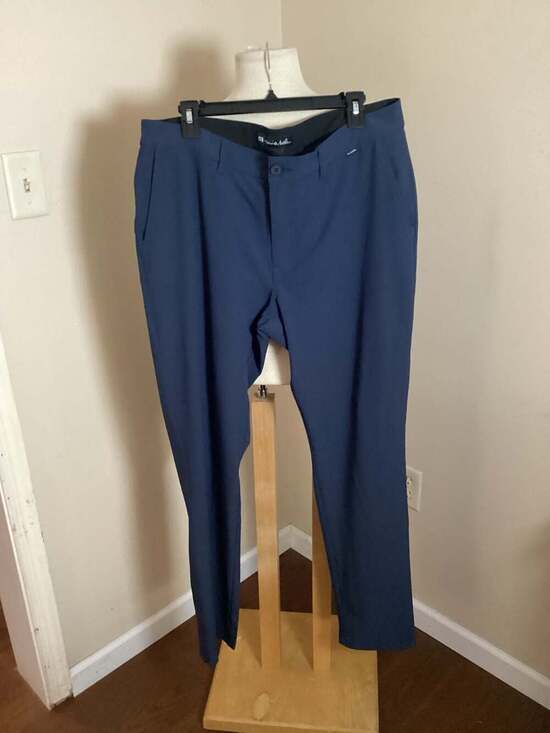 TravisMathew Open to Close Performance Golf Pants Navy Blue Size 35 - Thumbnail 5