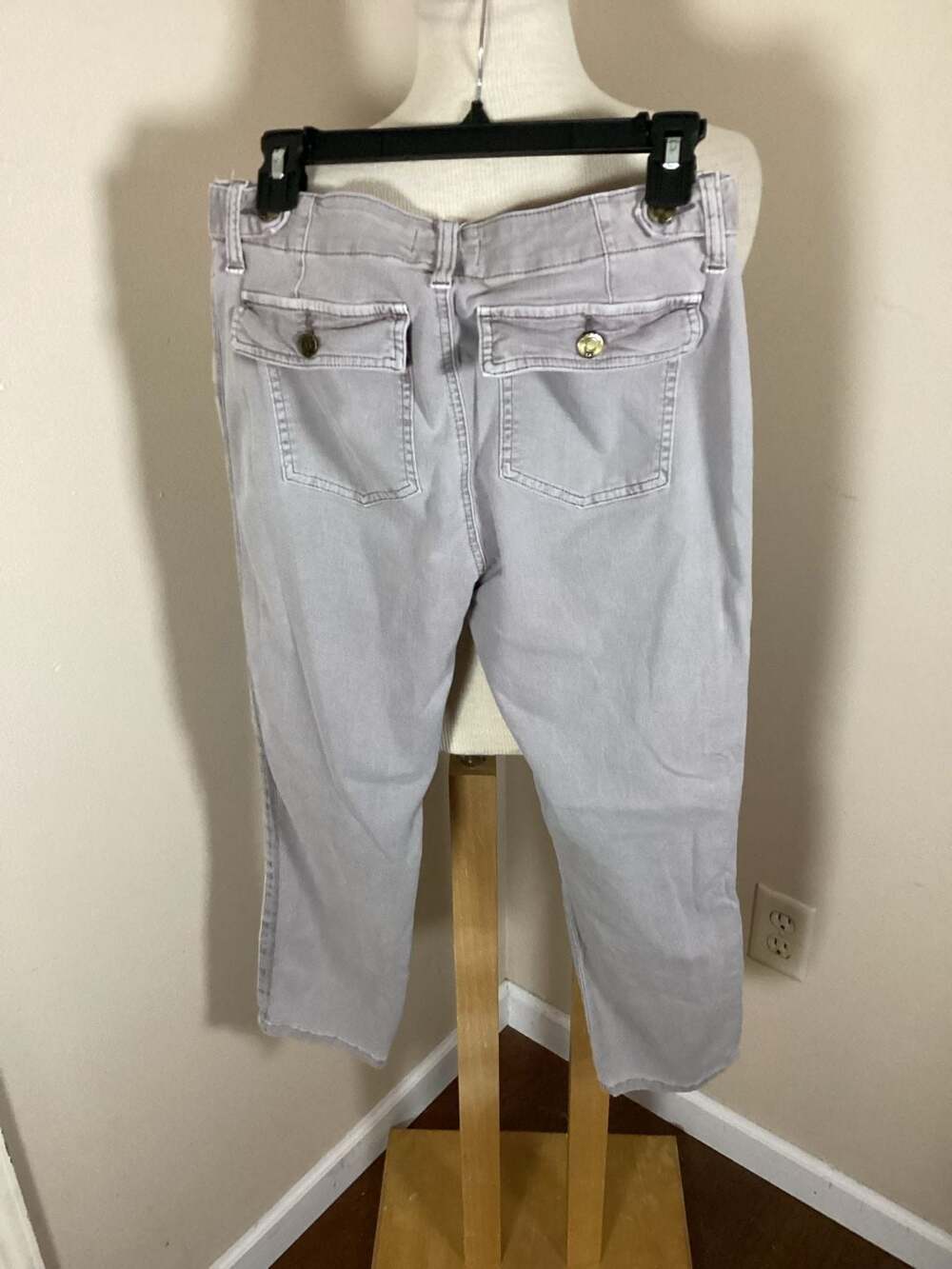PISTOLA Camy High Rise Utility Pants in Grey - Thumbnail 2
