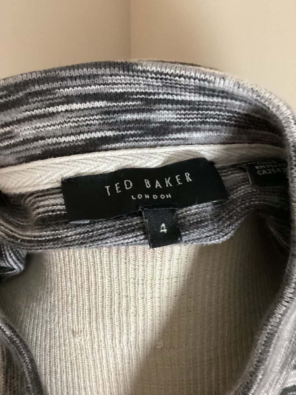 Ted Baker London Short Sleeved Space-Dye Knit Polo Shirt - Thumbnail 2
