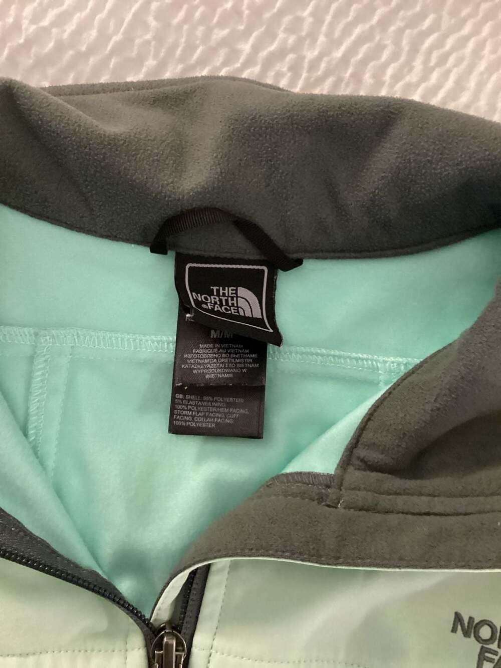 The North Face Women's Storm Collar Softshell Jacket Mint Green Size M - Thumbnail 2