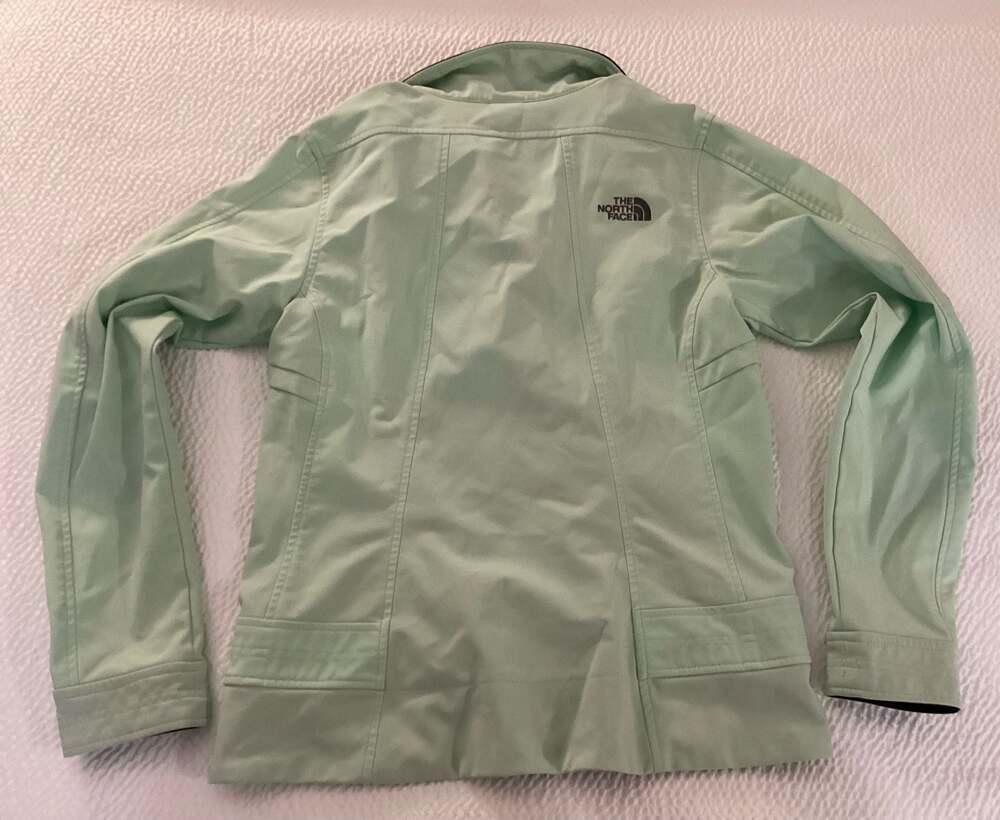 The North Face Women's Storm Collar Softshell Jacket Mint Green Size M - Thumbnail 3