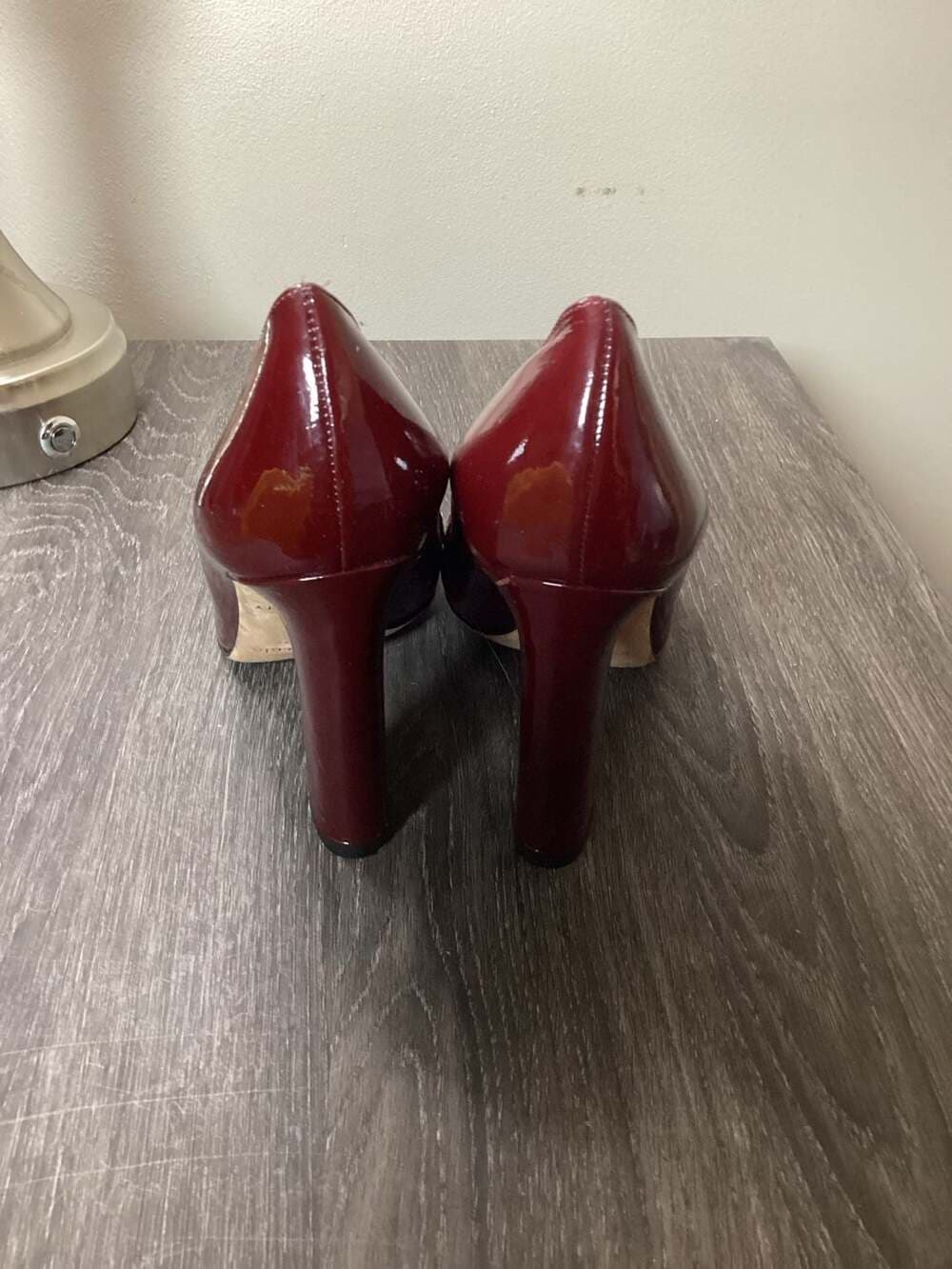 Kate Spade Jolene Burgundy Patent Leather Loafer Pumps - Thumbnail 3