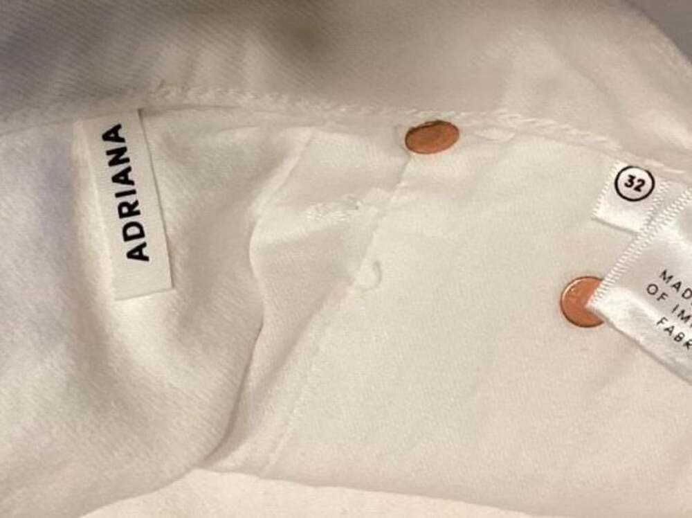 GRLFRND The Adriana Mid-Rise Denim Shorts in White Distressed Retail - Thumbnail 2