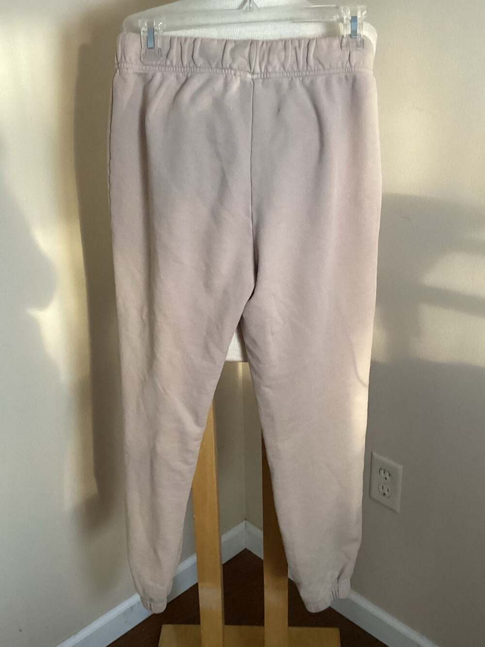 Verie Organic Cotton Jogger Sweatpants in Sand Size S - Thumbnail 4