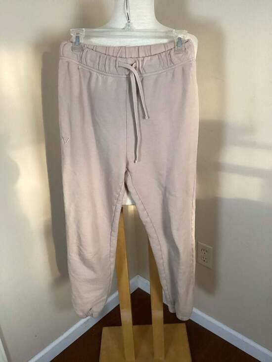 Verie Organic Cotton Jogger Sweatpants in Sand Size S - Thumbnail 5