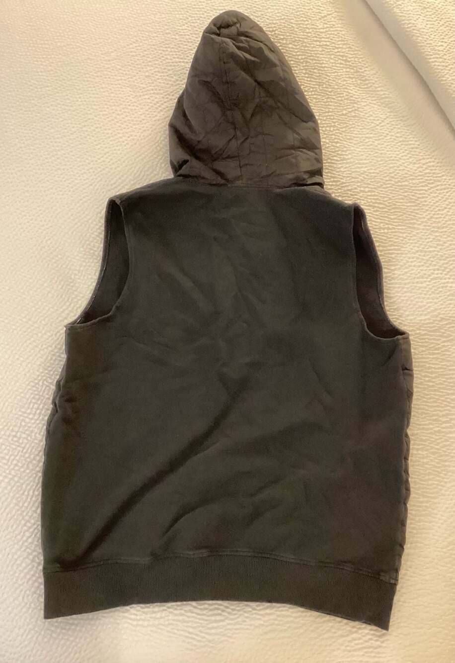 Michael Kors Black Quilted Front Hooded Vest Size L - Thumbnail 2