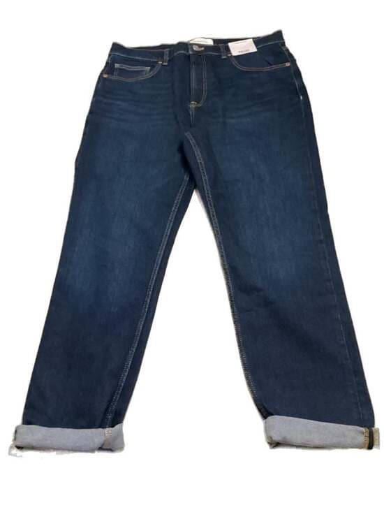 Fabletics The Slim Fit Jean Dark Wash Blue Jeans Size 34x30 - Thumbnail 4