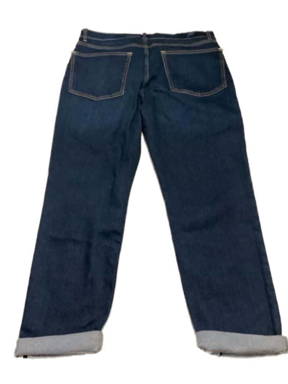 Fabletics The Slim Fit Jean Dark Wash Blue Jeans Size 34x30 - Thumbnail 3
