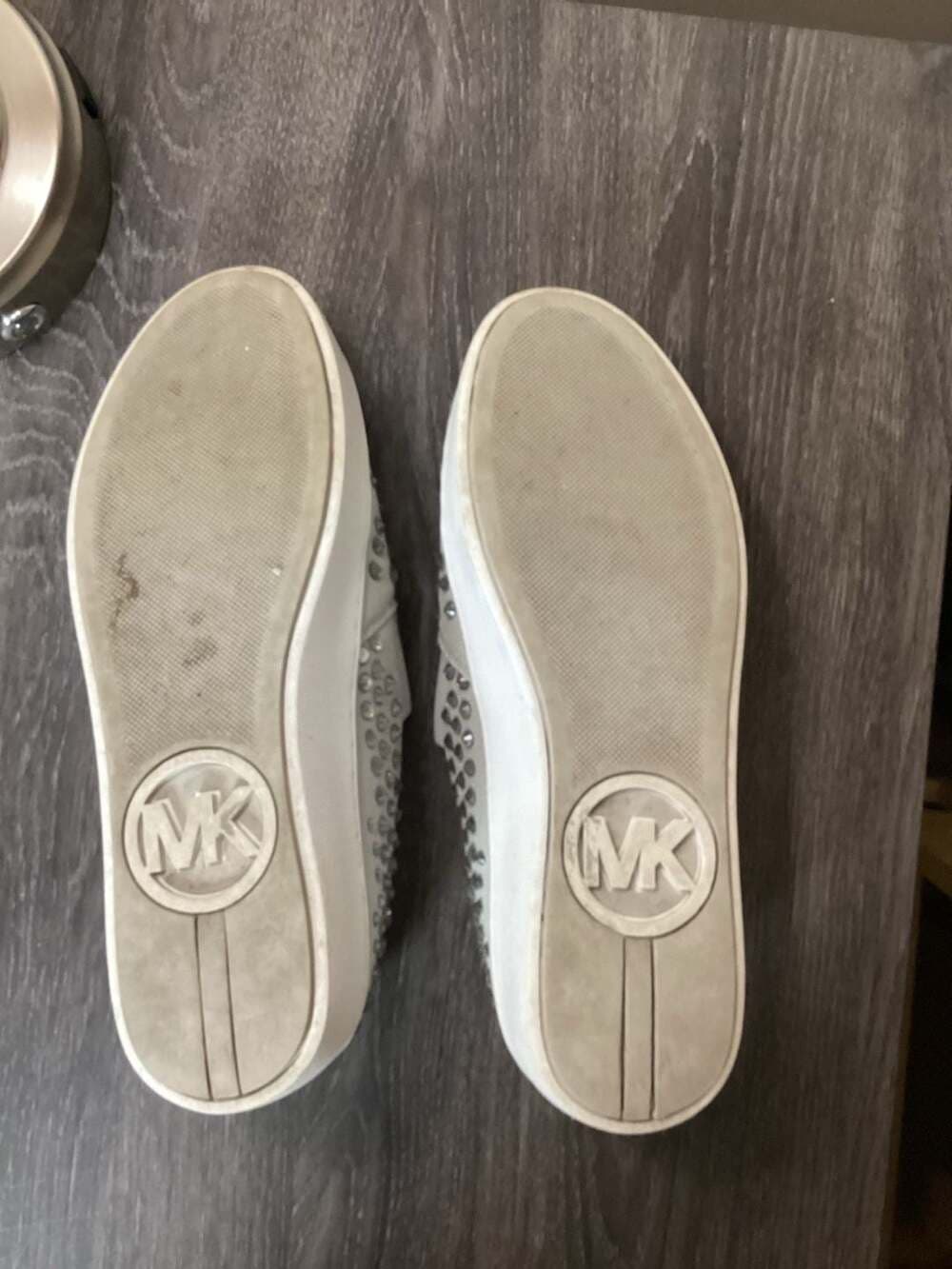 Michael Kors Women's Keaton Embellished Rhinestone Slip-On Sneakers - Thumbnail 10