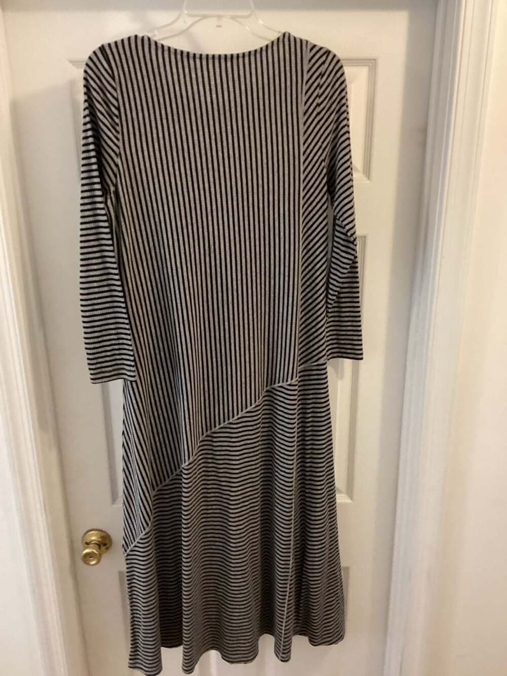 Soft Surroundings Ryley Mixed Stripe Knit Maxi Dress - Thumbnail 4