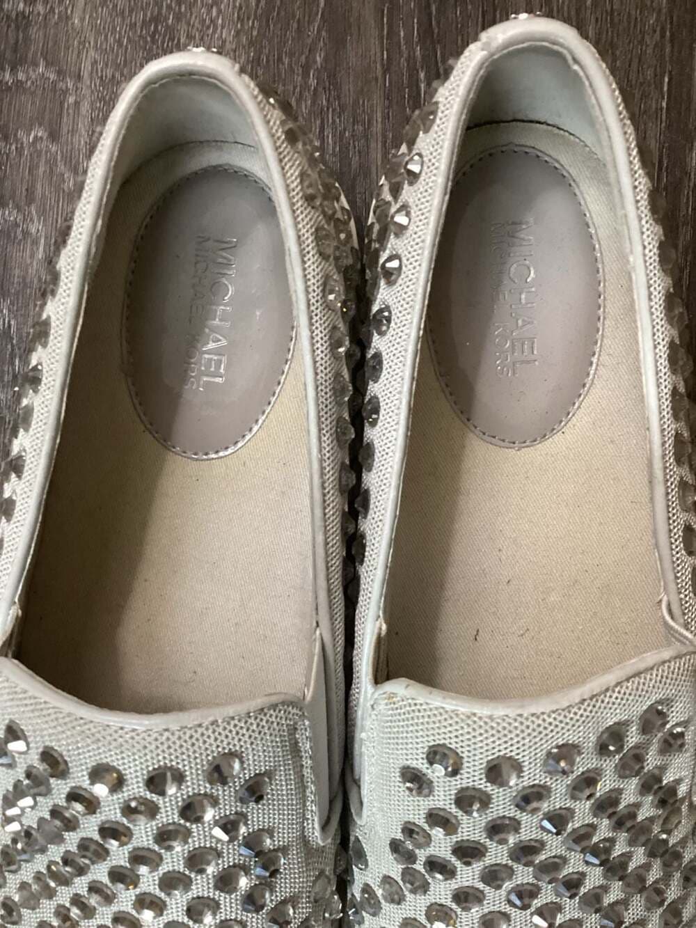 Michael Kors Women's Keaton Embellished Rhinestone Slip-On Sneakers - Thumbnail 4
