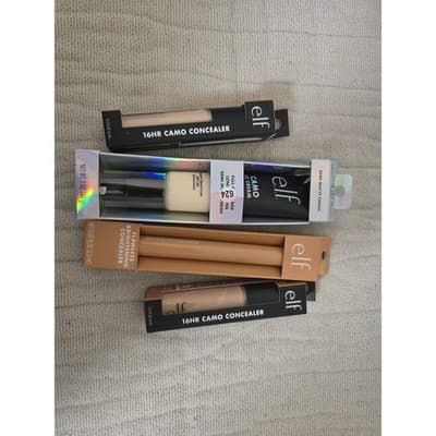 Elf- 2 16hr Camo Concealers/ Camo CC Cream/ Flawless Brightening Concealer NEW