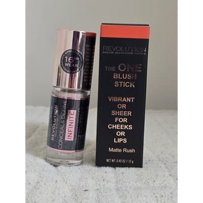 Revolution-Conceal & Define Infinite\ The ONE Blush Stick Vibrant or Sheer- NEW